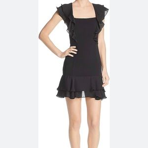 Parker Ruffle Dress in Black